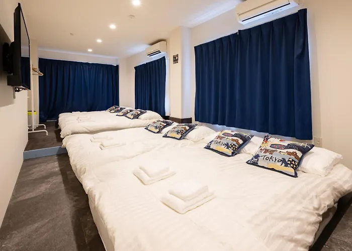 Thunder Hotel -雷門サンダーホテル- 浅草駅から徒歩5分 ベビー用品付き ファミリーも歓迎 大人8名もok!!